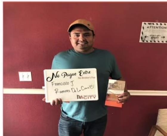 Francisco R., a customer who paid no broker fee at Insurance City